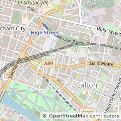 Map of Glasgow