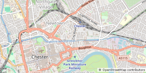 Map of Chester