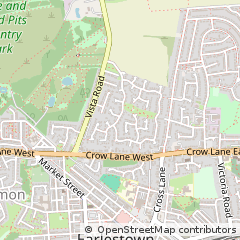 Map of Newton-LE-Willows, ST Helens