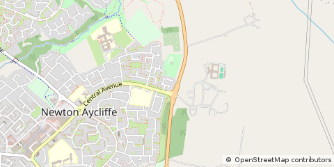 Map of Newton Aycliffe