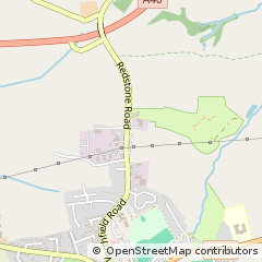 Map of Narberth, Pembrokshire