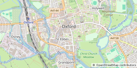 Map of Oxon, Oxfordshire