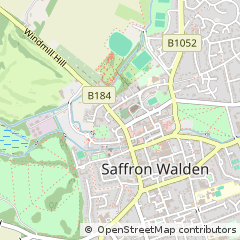 Map of Saffron Walden, Essex