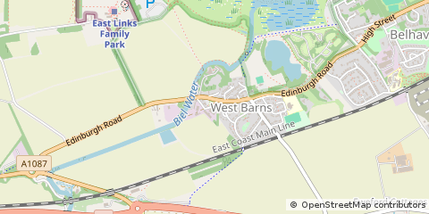 Map of Dunbar