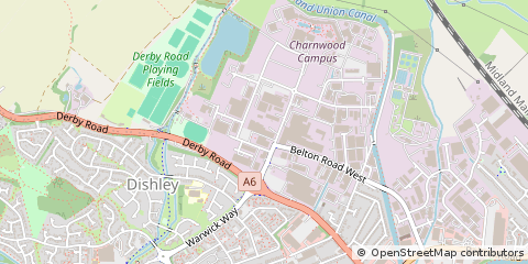 Map of Loughborough