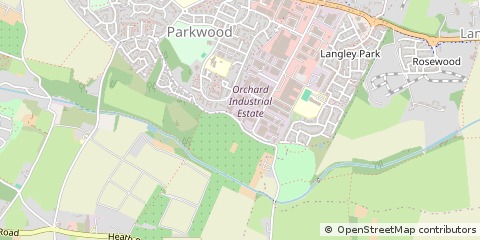 Map of Maidstone, Kent