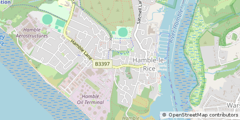 Map of Southampton, Dorset