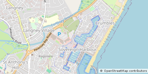 Map of Eastbourne
