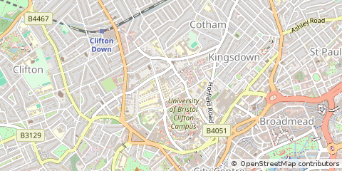 Map of Bristol