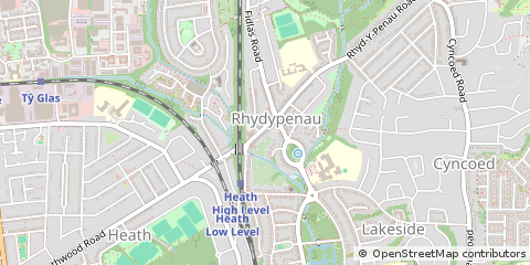 Map of Cardiff