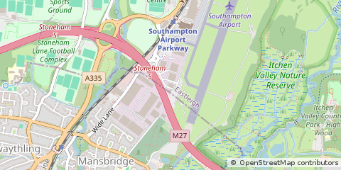 Map of Southampton, Hampshire
