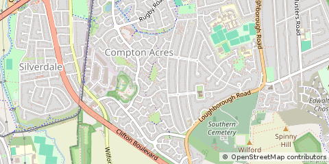 Map of Nottingham