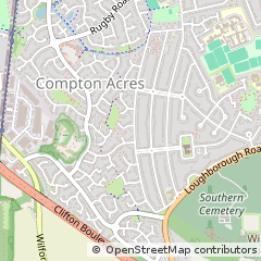 Map of Nottingham