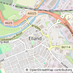 Map of West Yorkshire