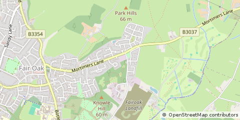 Map of Eastleigh, Hampshire