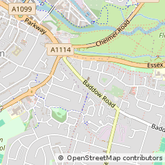 Map of Chelmsford