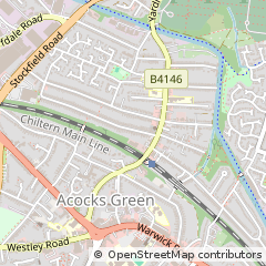 Map of Birmingham, West Midlands