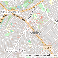 Map of Southampton, Hampshire
