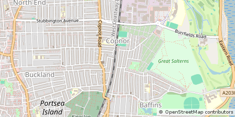 Map of Portsmouth, Hampshire