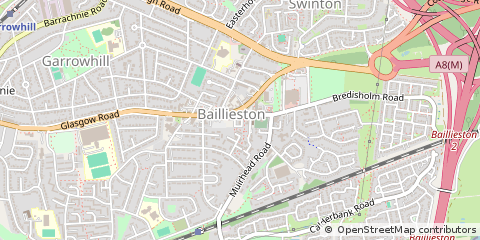 Map of Glasgow, Lanarkshire