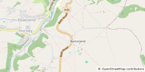 Map of Stroud