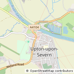Map of Worcester, Worcestershire