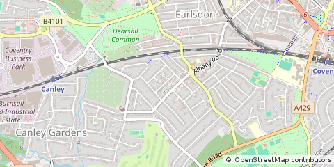 Map of Coventry