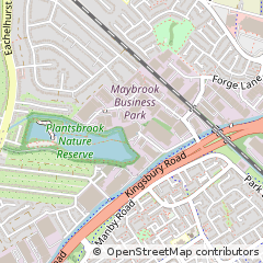 Map of Sutton Coldfield, West Midlands
