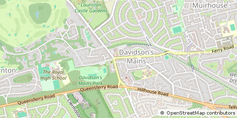 Map of Edinburgh, Midlothian