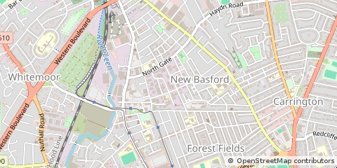 Map of Nottingham