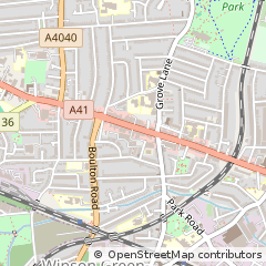 Map of Birmingham, West Midlands