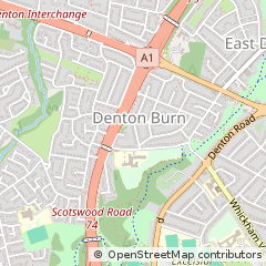 Map of Newcastle Upon Tyne, Tyne & Wear