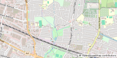 Map of Slough