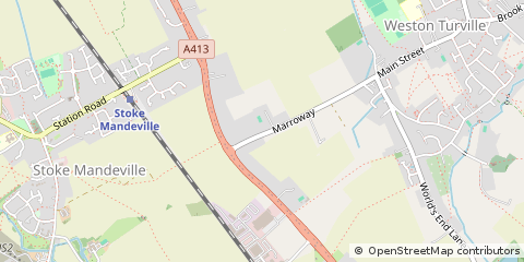 Map of Aylesbury, Buckinghamshire