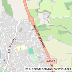 Map of Cwmbran, Torfaen