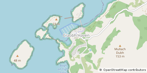 Map of Lochgilphead, Argyll and Bute