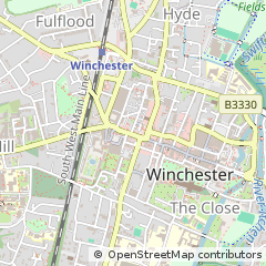 Map of Winchester