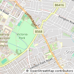 Map of Leicester