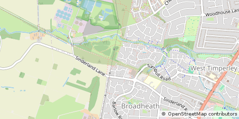 Map of Altrincham