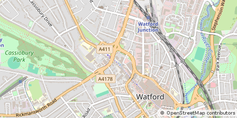 Map of Watford