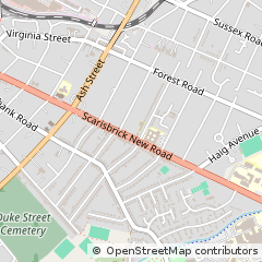 Map of Southport, Merseyside