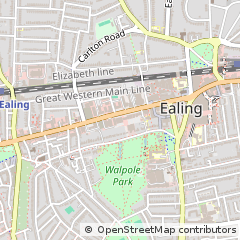 Map of Ealing, London