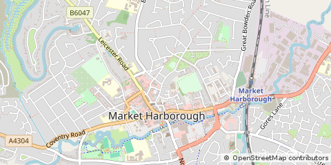 Map of Market Harborough