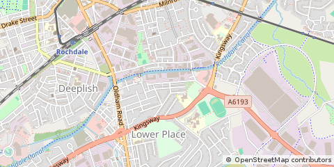 Map of Rochdale