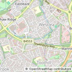 Map of Swindon