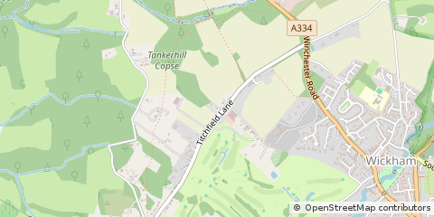 Map of Fareham, Hampshire