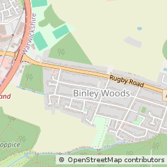 Map of Coventry, West Midlands
