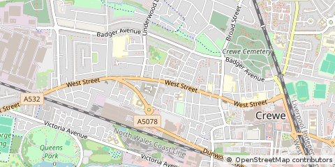 Map of Cheshire