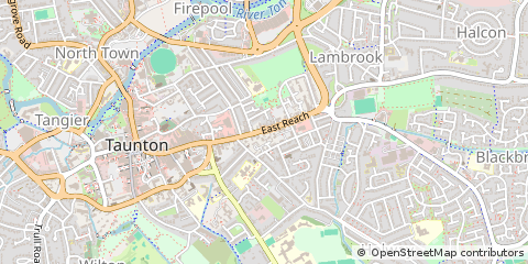 Map of Taunton