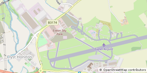 Map of Exeter, Devon